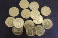 14 monedas de chocolate Llaganya